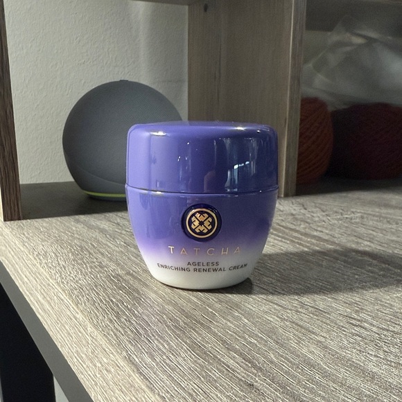 Tatcha Ageless Enriching Renewal Cream - Purple and White
